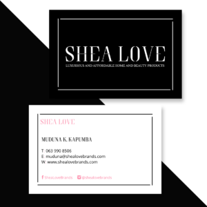 Shea Love Brands Business Card