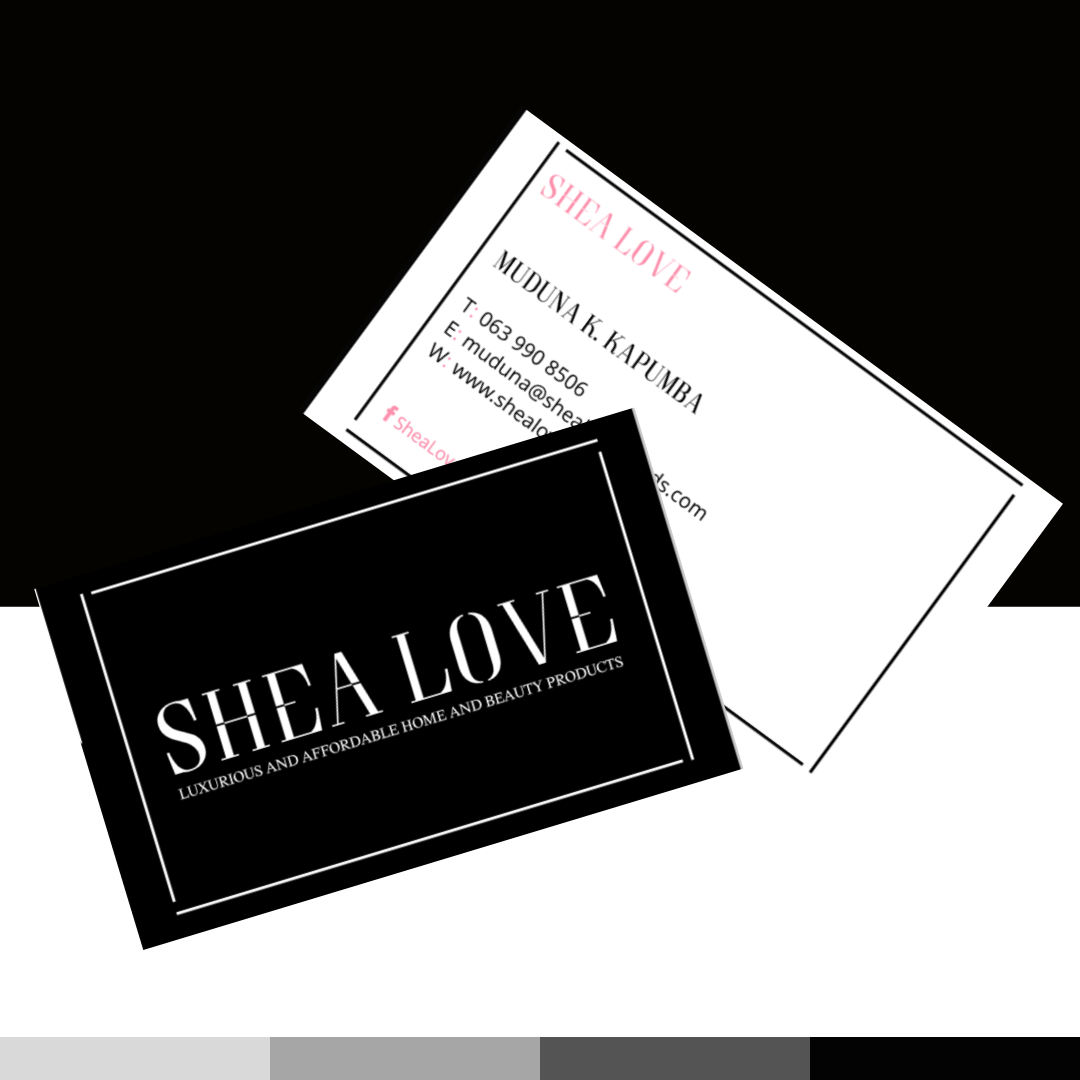 Shea Love Brands Business Card Design
